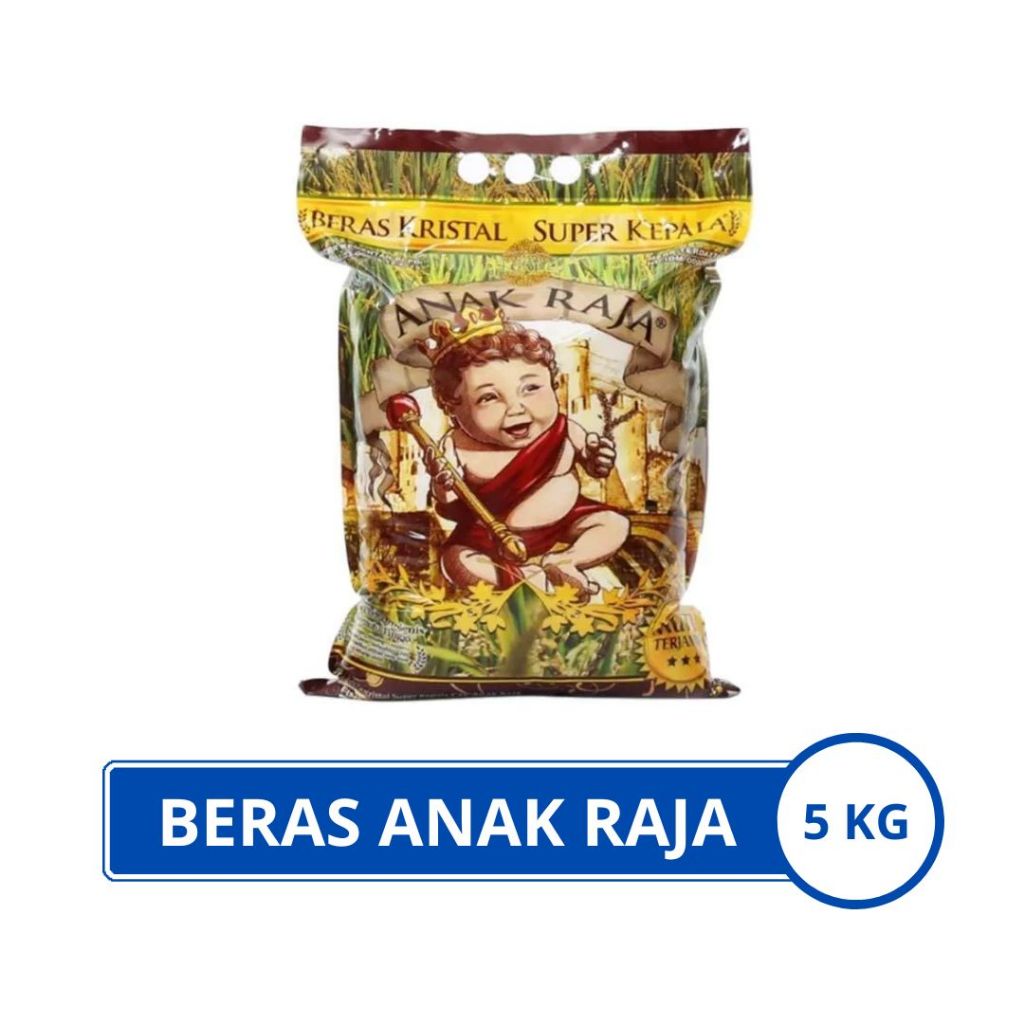 

Beras Anak Raja 5 kg / Beras Pulen