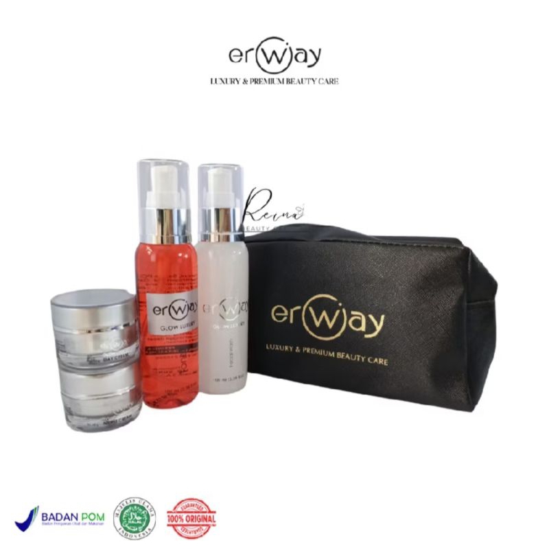 ERWAY GLOW SKINCARE BPOM {putih glowing}