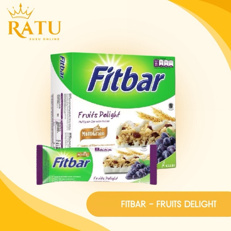 

Kirim sekarang FITBAR MULTIGRAIN FRUITS DELIGHT 1 BOX 5 pcs x 2 g