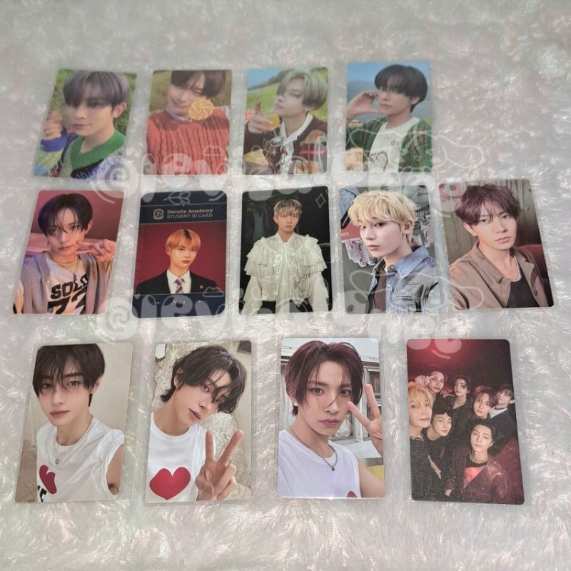 Enhypen Photocard Official weverse romance untold dark blood db half orange blood dark moon heeseung