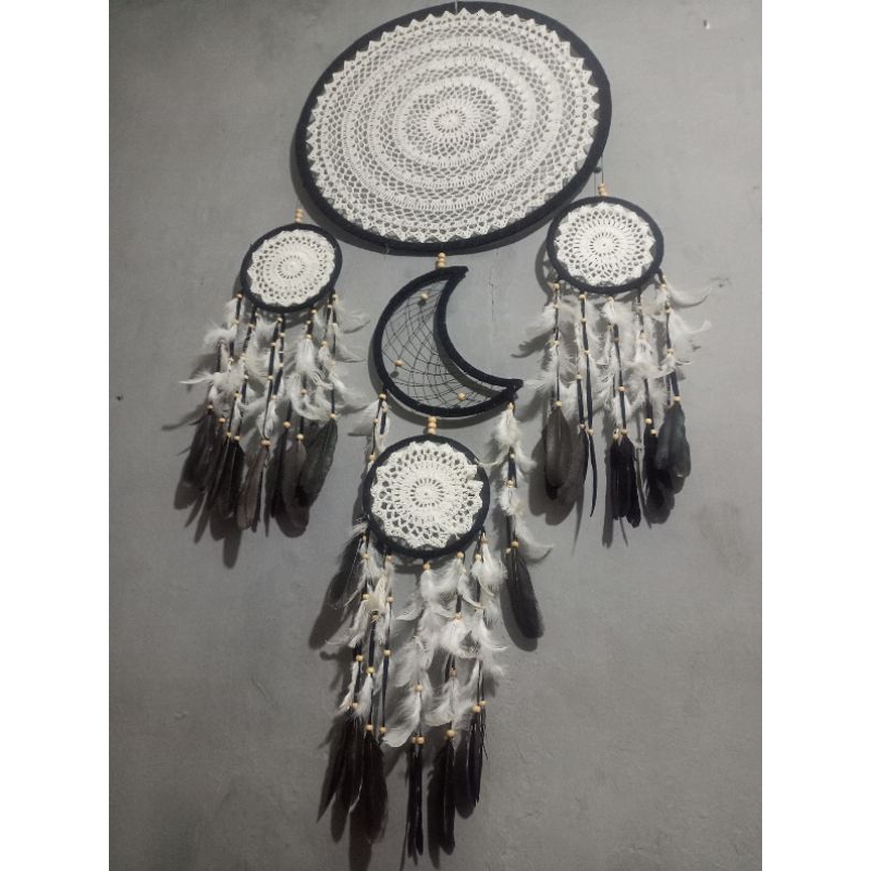 Dream catcher handmade/dream catcher boho/ dream catcher dinding 50cm