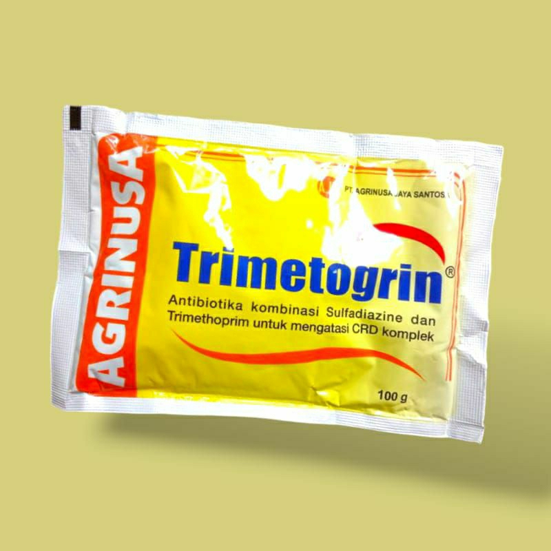 Obat Ayam Antibiotik CRD Kompleks, Snot TRIMETOGRIN 100 gr