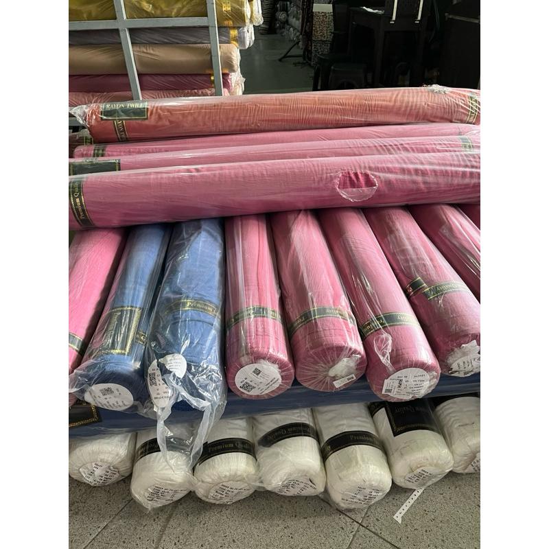 KAIN RAYON TWIL,VISCOSE POLOS METERAN