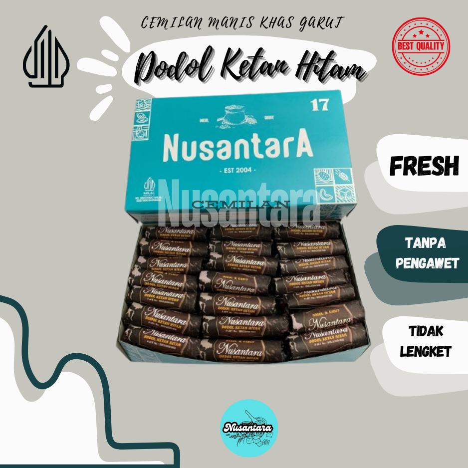 

Dodol Ketan Hitam Cemilan/Oleh Oleh Khas Garut
