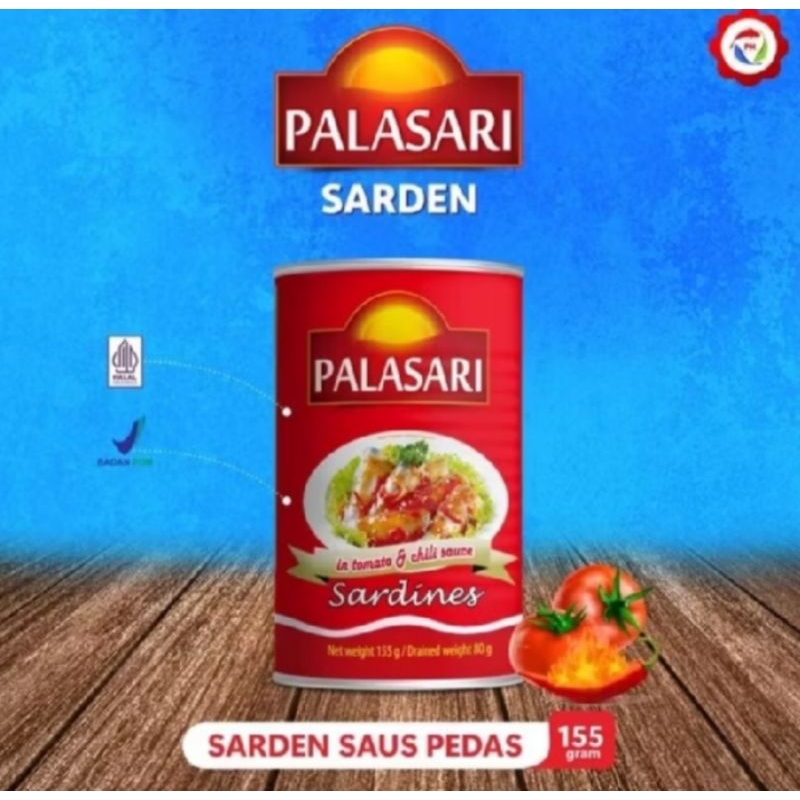 

SARDEN PALASARI SAUS PEDAS- 155gr