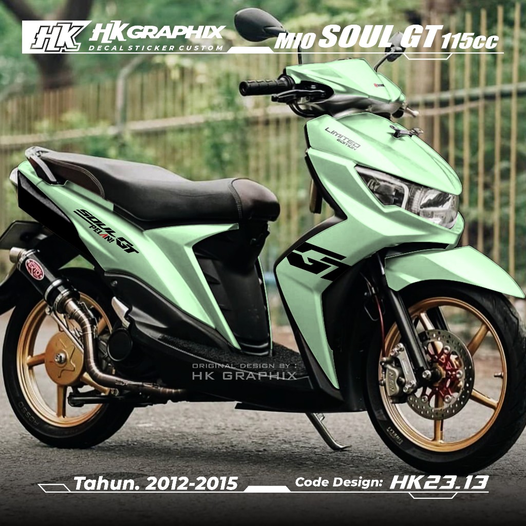 COD Decal Sticker Full Body Motor MIO SOUL GT 115 2012 2013 2014 2015 Sticker Full Body Mio Soul