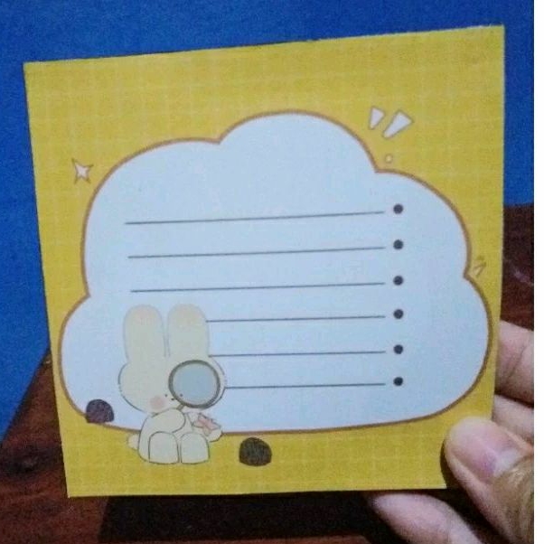 

Buku memo kertas note pengingat 50 lembar/ perlengkapan sekolah kantor