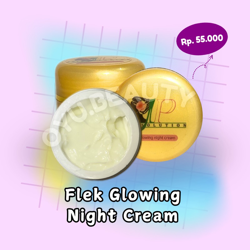 [IPUNG] Cream Night Glow Krim Malam Flek Krim malam flek glowing