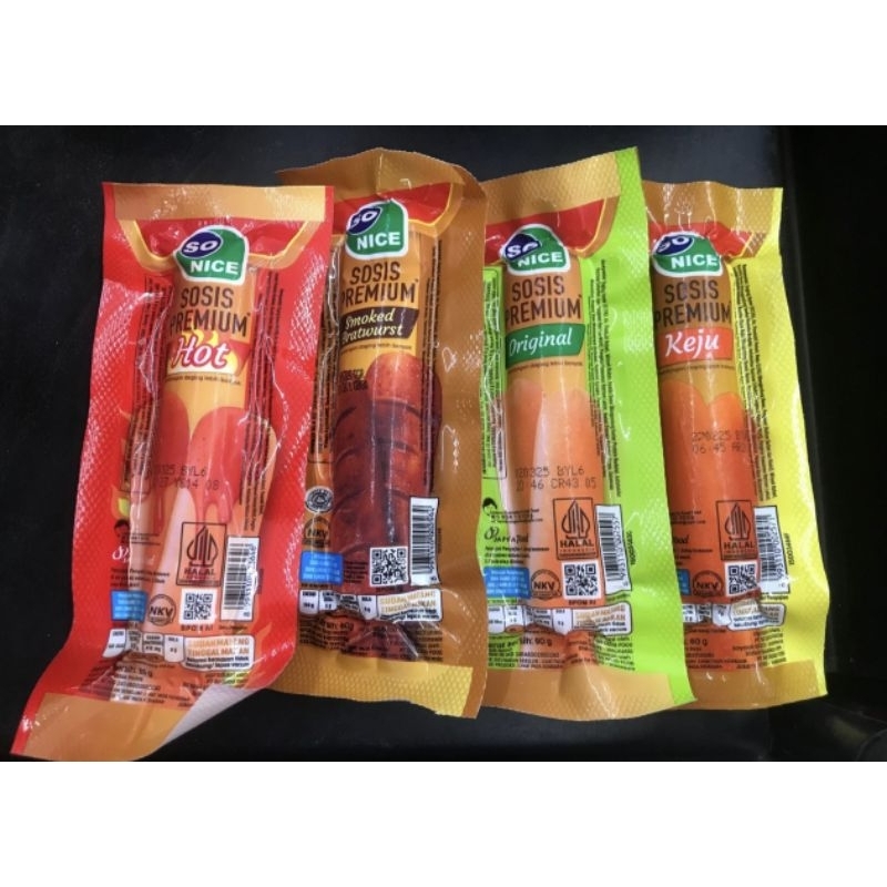 

So Nice Sosis Premium Siap Makan 60 Gram