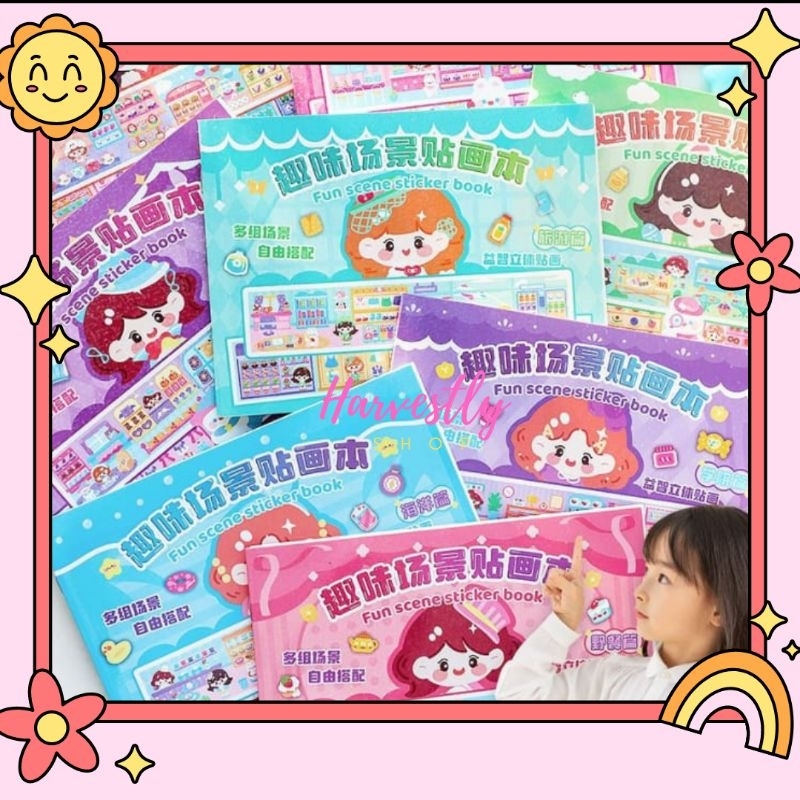 

BUKU STICKER / DIY STICKER BOOK