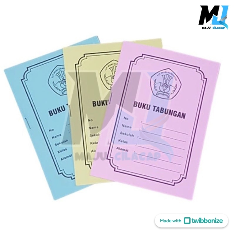 

4K Buku Tabungan/Buku Keuangan Sekolah Polos Kecil Murah
