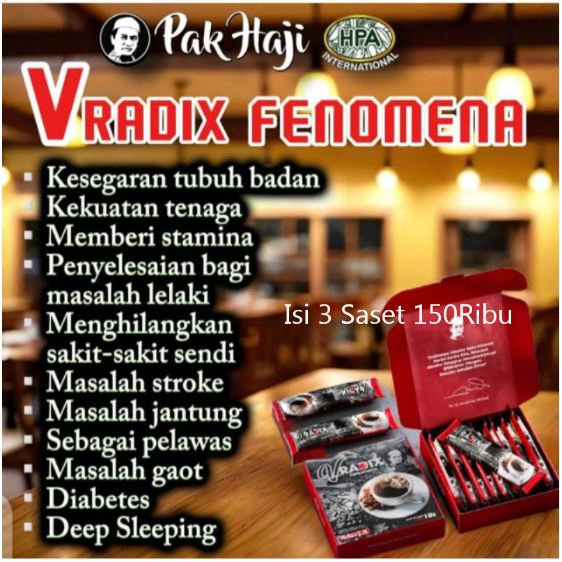 

Kopi VRadix HPA Fenomenal Malaysia 100% dijamin Ori