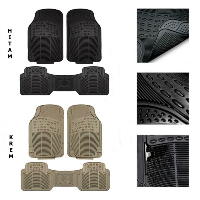 Karpet Karet Mobil universal 2 Baris Suzuki Ertiga