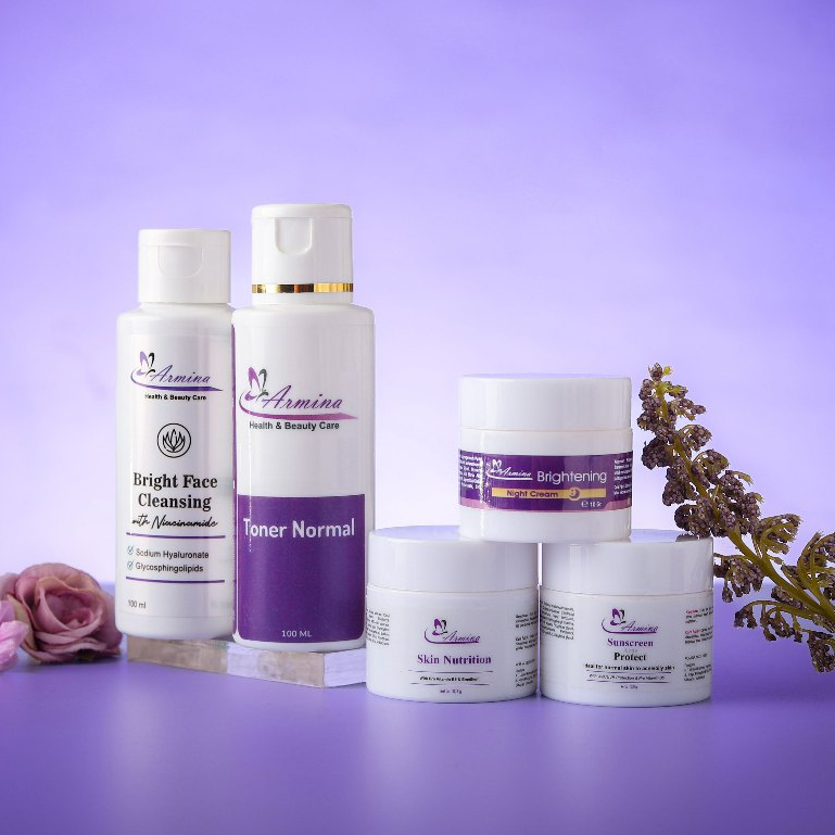 ARMINA PAKET SKINCARE BRONZE ACNE ATASI WAJAH BERJERAWAT