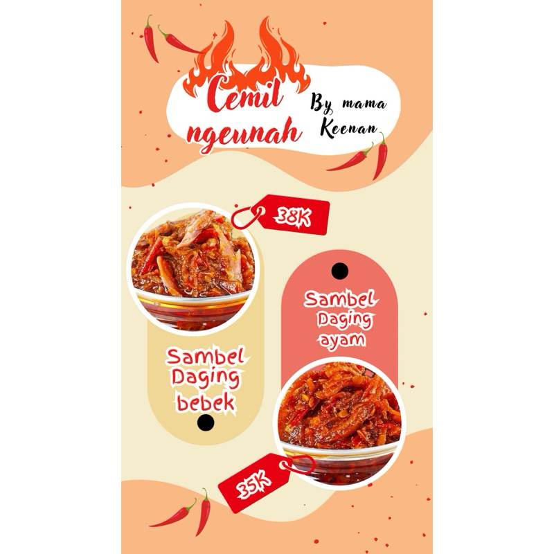 

sambal daging ayam sambal ngeunah by mama keenan
