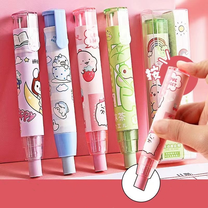 

Eraser Pen Kartun Lucu Penghapus Mekanik Bentuk Pena Penghapus Menyenangkan Baru Penghapus Mekanis Penghapus Lucu