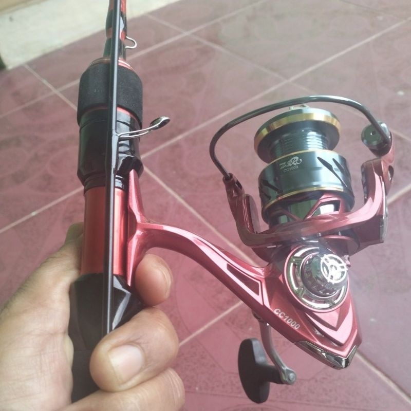 satu set Reel Zorro IRON MAN pawer handle &Joran Zorro chunin solid carbon UL 180cm