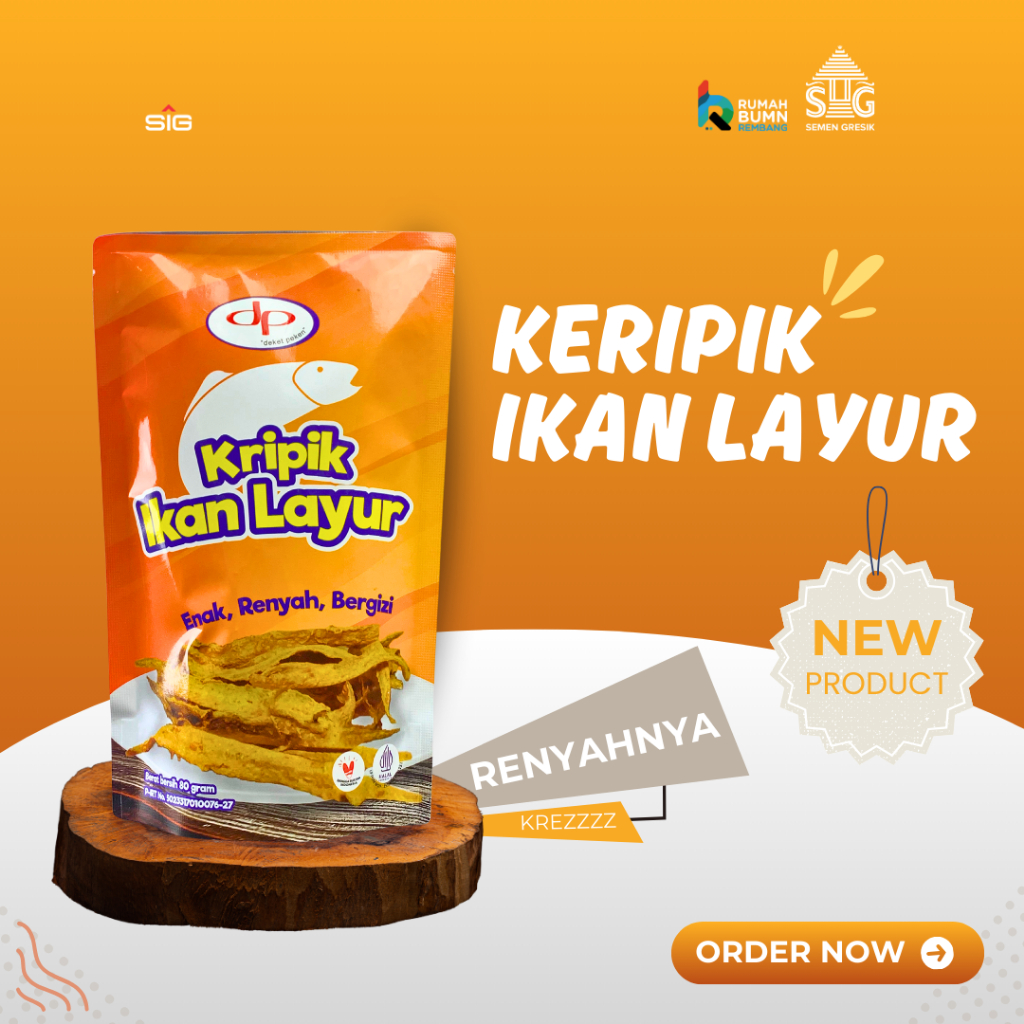 

KRIPIK IKAN LAYUR DEKET PEKEN