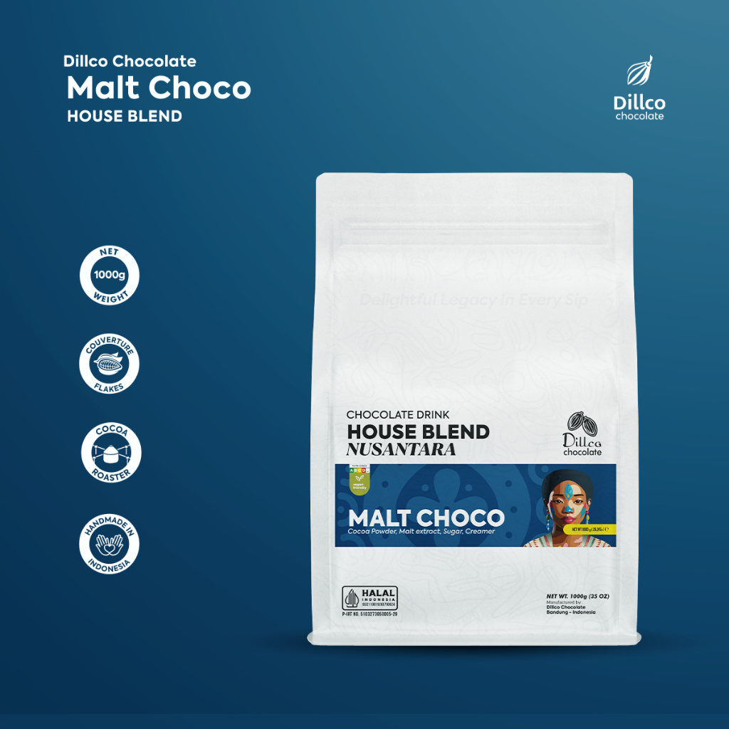 

Dillco Chocolate MALT CHOCO - House Blend Nusantara Series 1 Kg