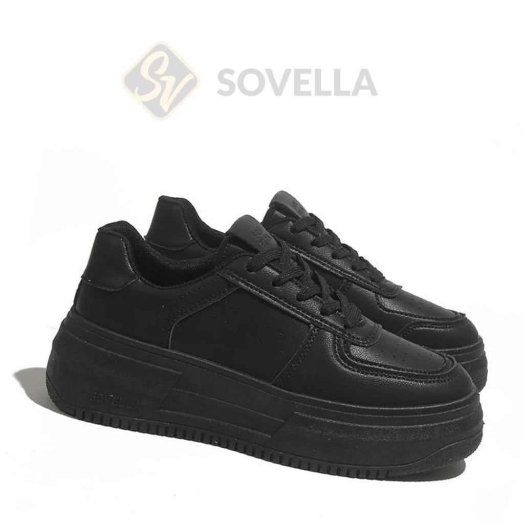 SOVELLA Shirley Sneakers Simpel Putih Polos Wanita Olahraga