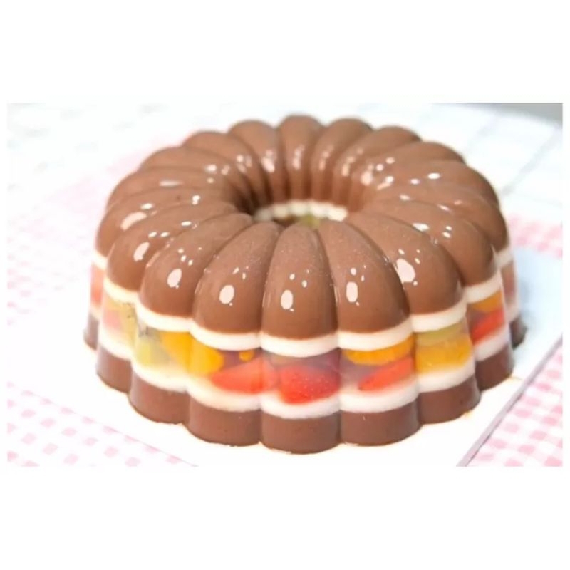 

DAPUR MELISHA || Puding Cokelat Buah Kaca PREMIUM GULA STEVIA 15cm 20cm 23cm HALAL