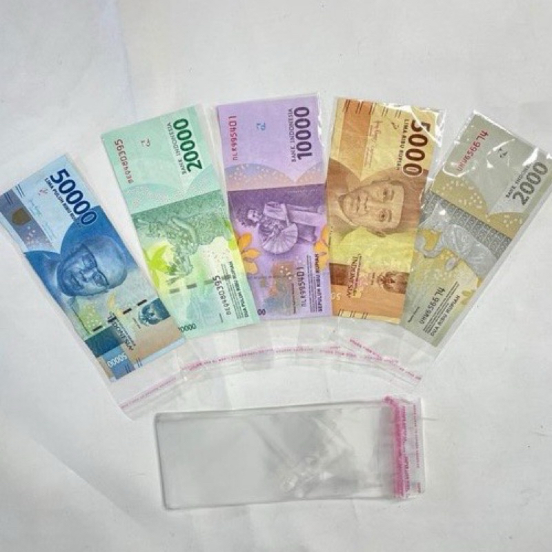 

Plastik Uang Buket Dengan Tutup per Pack