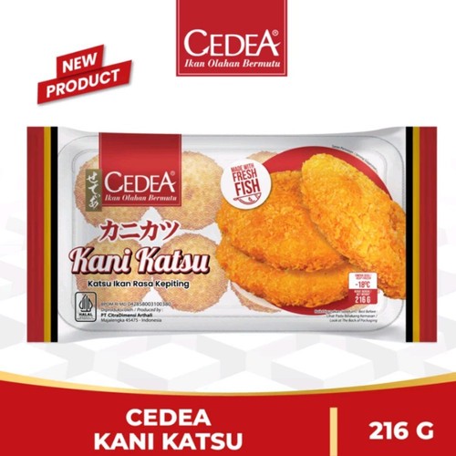 

Cedea Kani Katsu 216 gr Katsu Ikan Rasa Kepiting