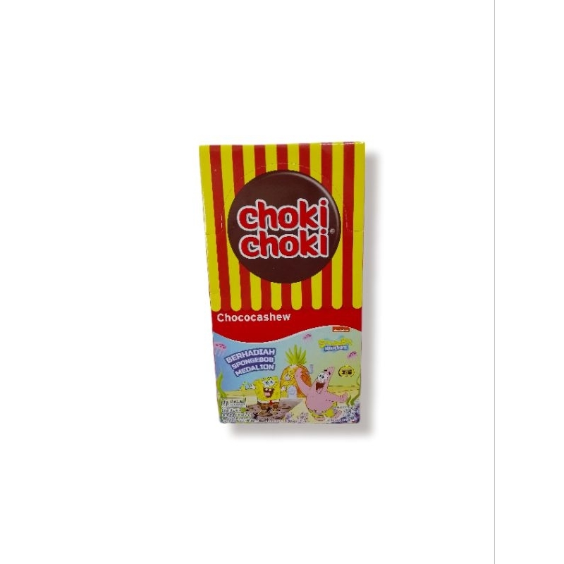 

Choki Choki Coklat Pasta kacang Mede 1 Box isi 20 Pcs x 9g