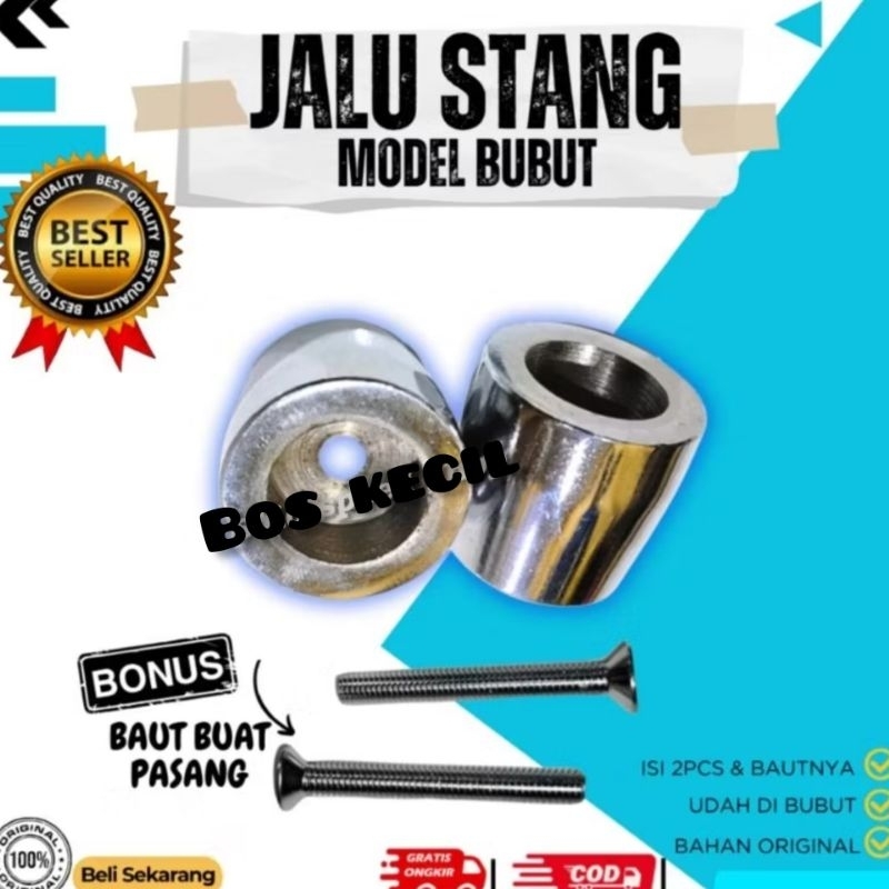 Jalu stang bubut original Jalu beat deluxe Jalu stang Vario new Jalu PCX bubut Jalu stang vario160