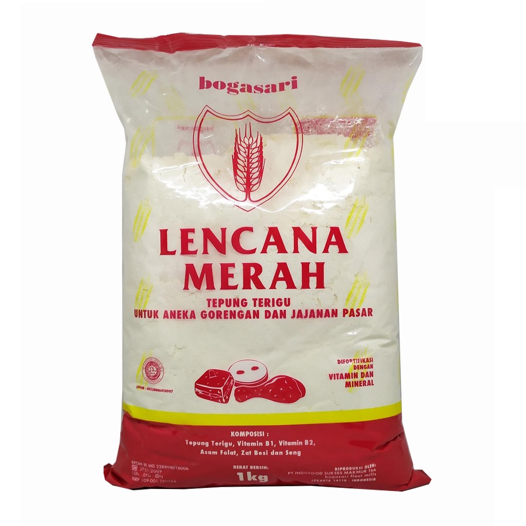 

Tepung Terigu LENCANA MERAH 1 Kg