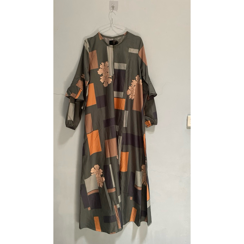 preloved set baju lebaran sarimbit couple keluarga