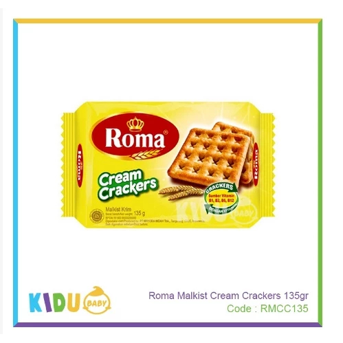 

ROMA MALKIST CREAM CRACKERS 107 GRAM