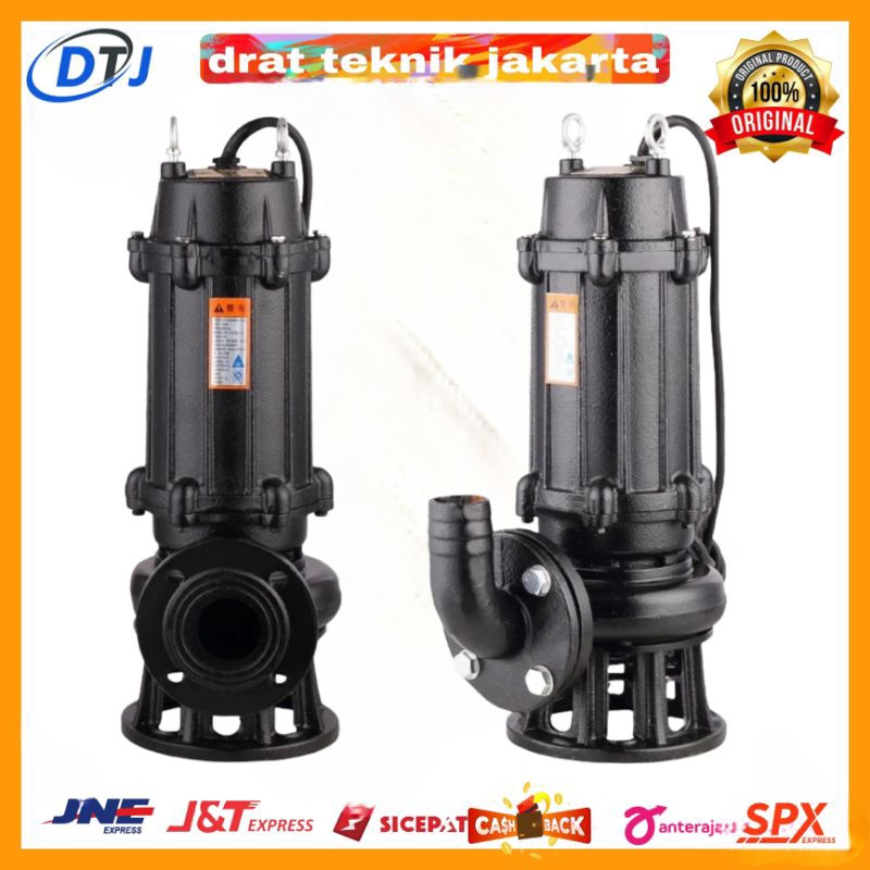 Mesin Pompa Air Pompa Celup Air Kotor Submersible Pump 6inch Air Banjir