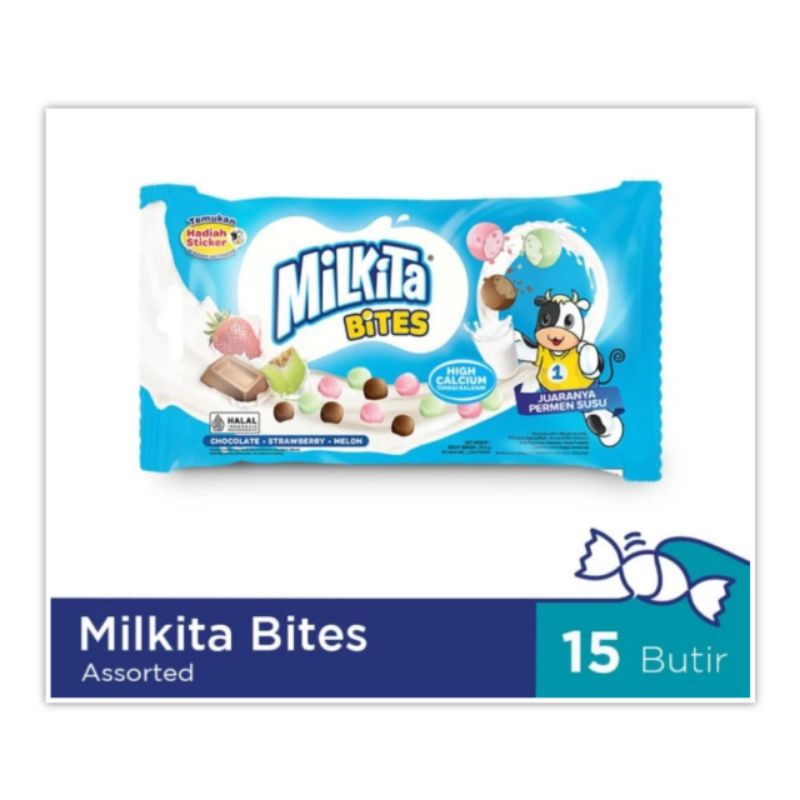 

Milkita Bites 24 gr Permen Anak