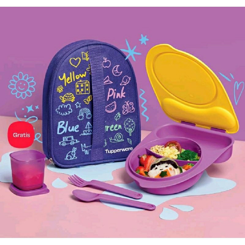 

Tuperware Kiddos Lunch Box Bekal Set