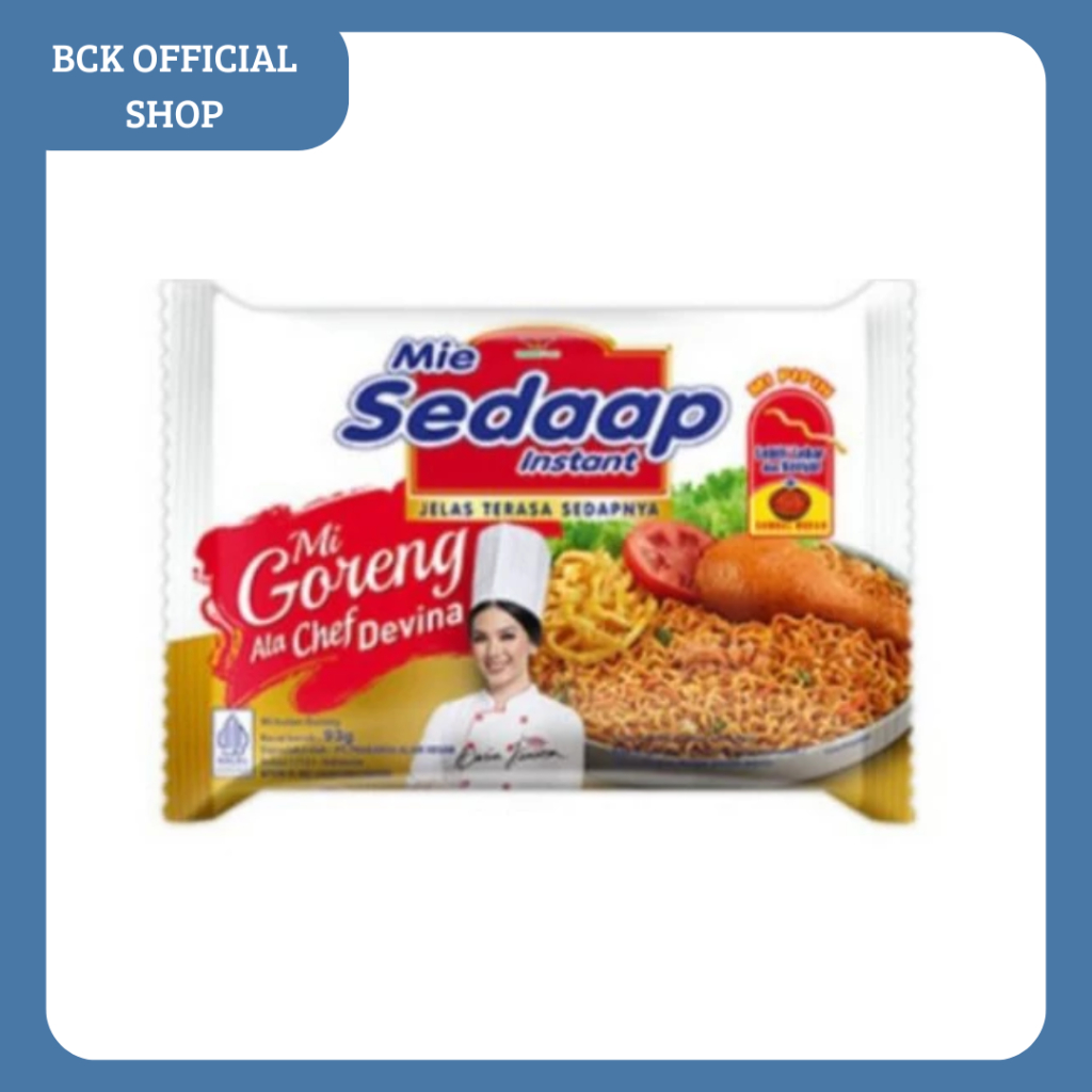 

Mie Sedaap Goreng Varian Terbaru Ala Chef Devina 40*93gr ( 1KARTON )