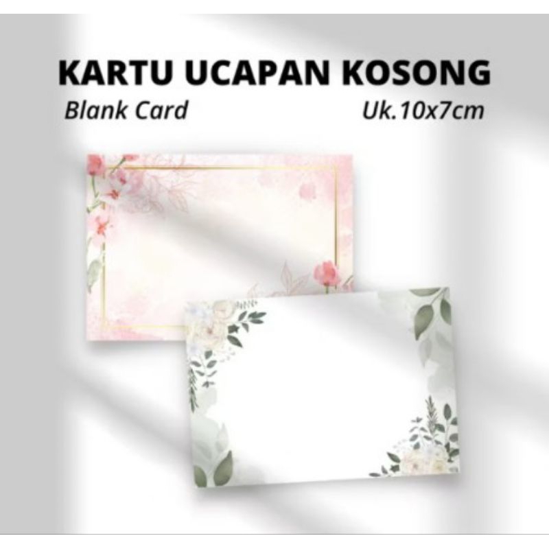 Greeting card Kartu Ucapan Kosong