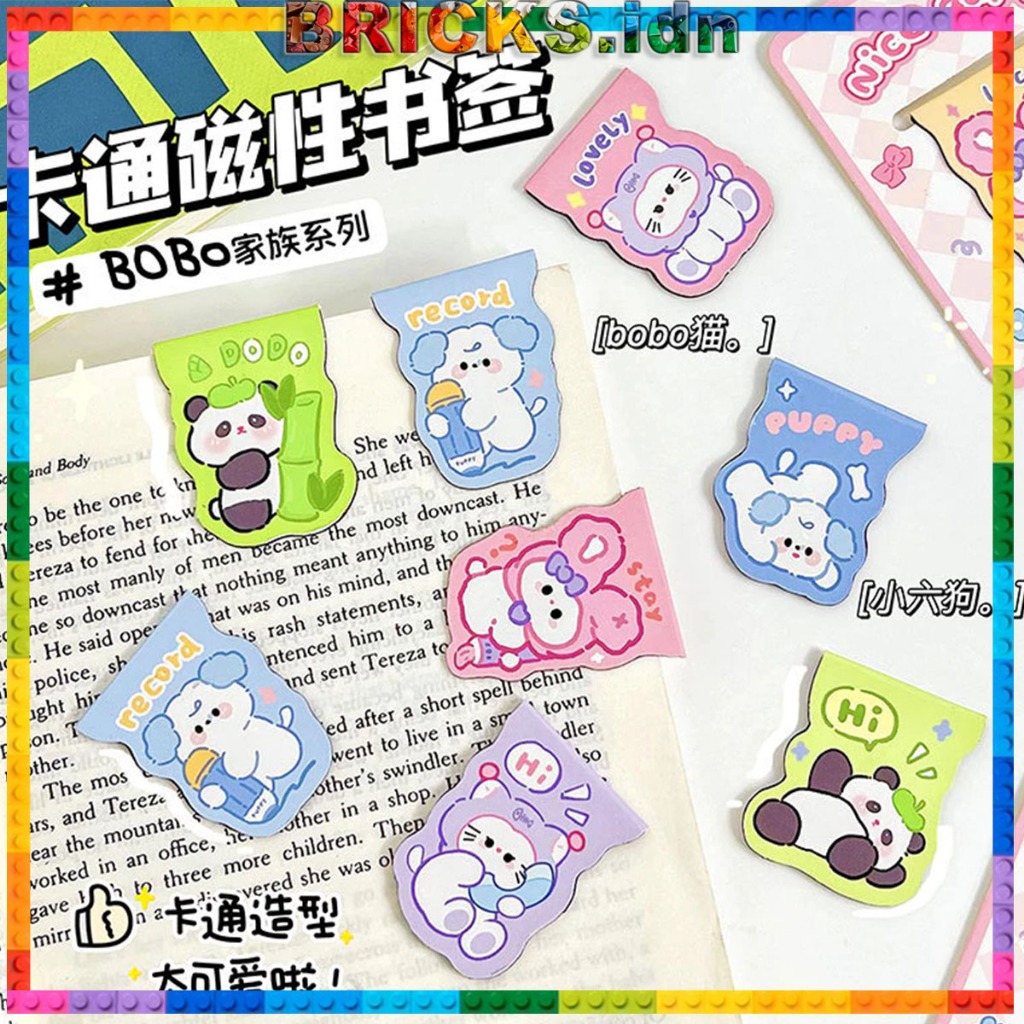 

Clip Kertas Pembatas Buku Magnet Lucu Motif Cartoon Aesthetic AT37