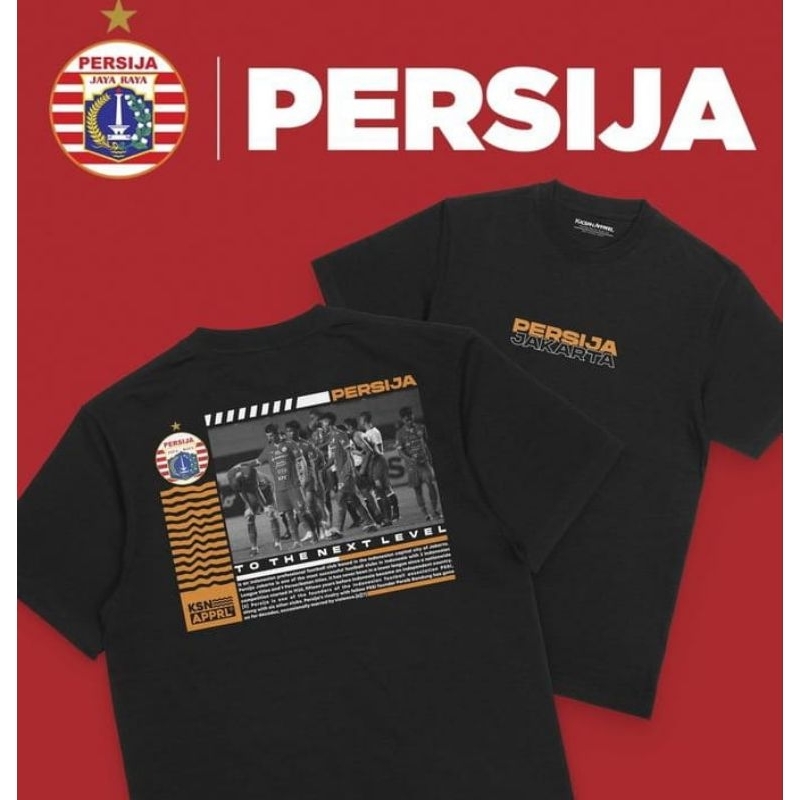 KAOS PERSIJA JAKARTA - TSHIRT KAOS PRIA BAHAN ADEM LEMBUT