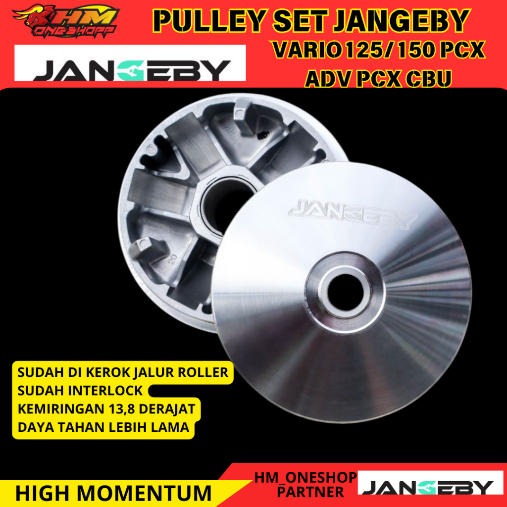 pulley set jangeby G2 vario 125 vario 150 160 pcx 150 160 stylo 160 adv150 rumah roller honda custom