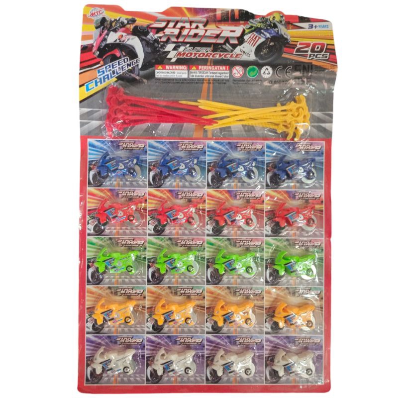 20 Pcs Spingo Tarik / Mainan Anak spin-go / Spin Go Mainan Anak Isi 20 Pcs / Motor-Motoran spin-go