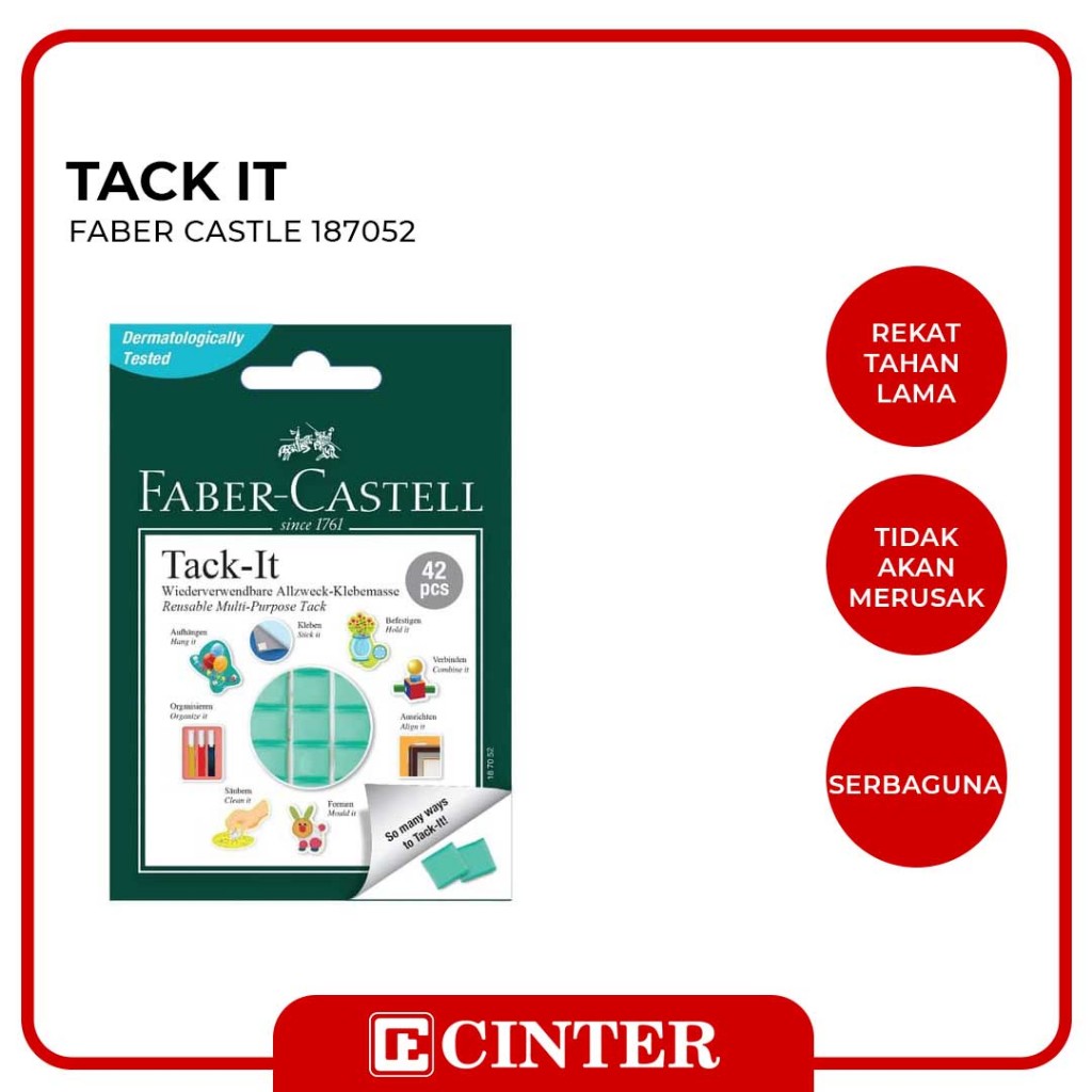 

FABER CASTELL - TACK IT / PEREKAT / PENEMPEL POSTER 30GR 187052