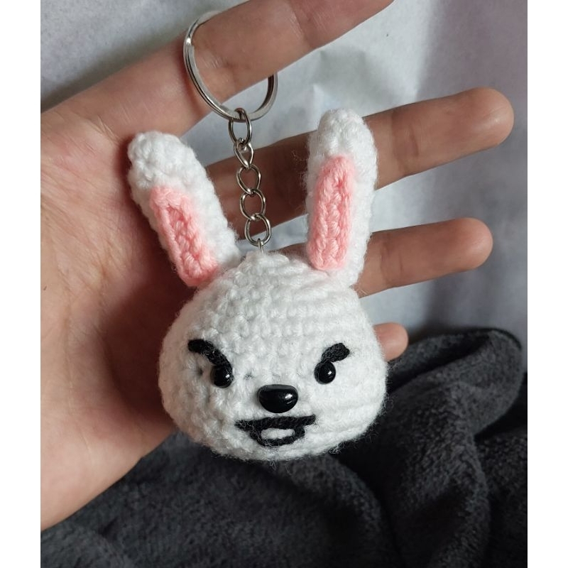 gantungan kunci amigurumi leebit SKZOO handmade