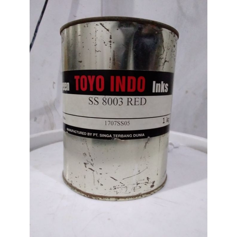 Cat tinta kertas TOYO SS 8003 red sablon kertas