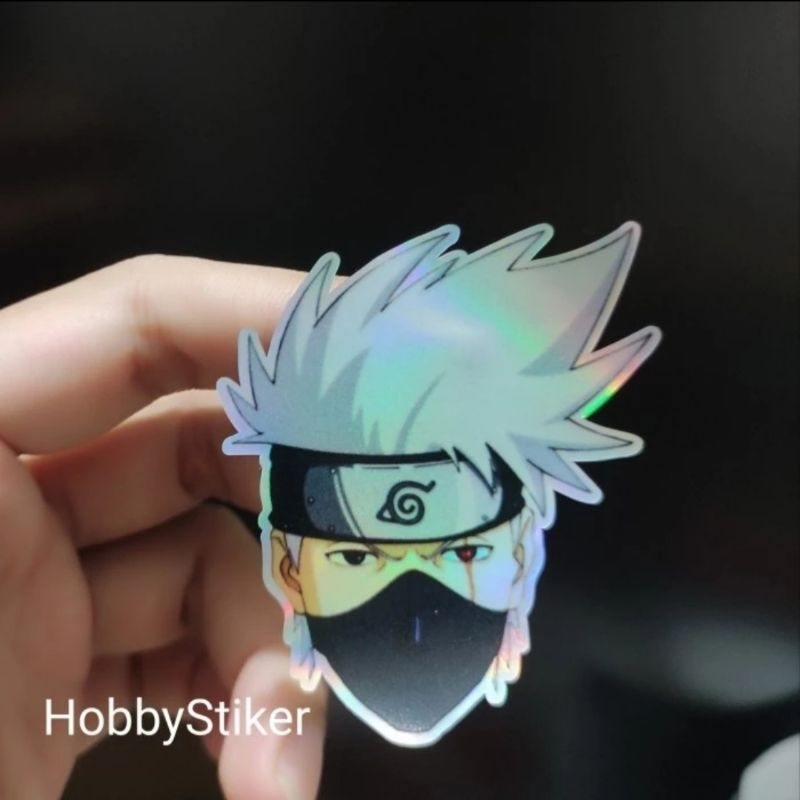 

Stiker anime naruto kakashi premium hologram