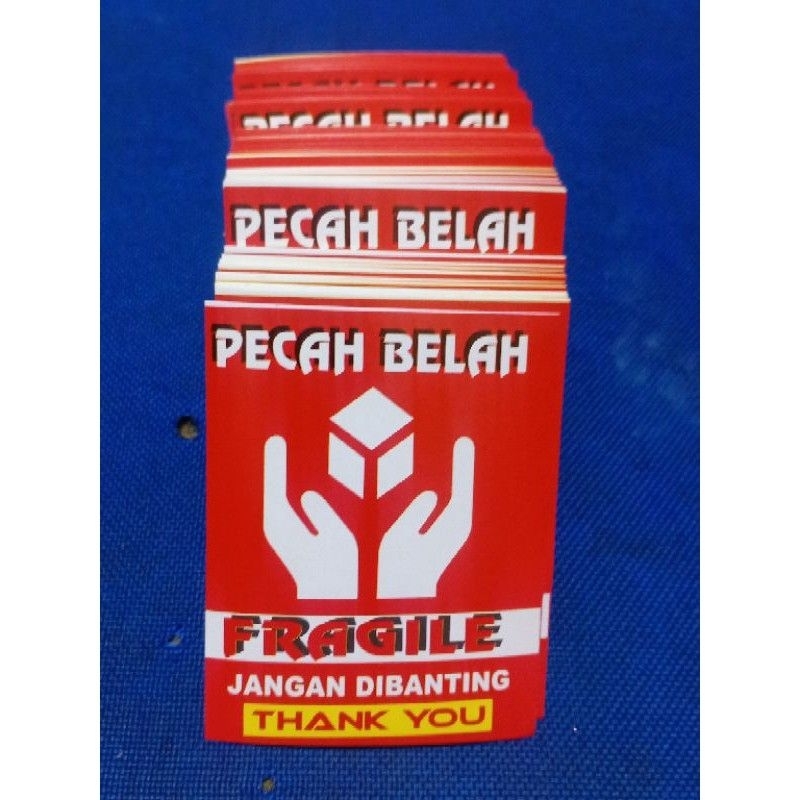 

Stiker Fragile