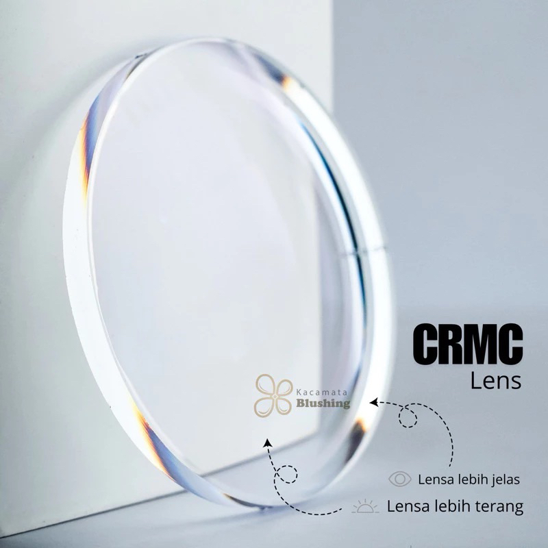 KACAMATA BLUSHING Lensa CRMC Khusus Pertipis Hi-index 1.67 s/d minus -10.00 dan cyl -2.00