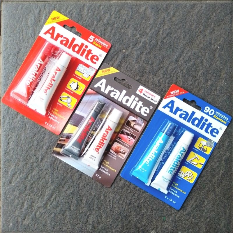 

Lem Perekat Epoxy Glue Expoxy Adhesive Araldite 15 Ml ( Set )