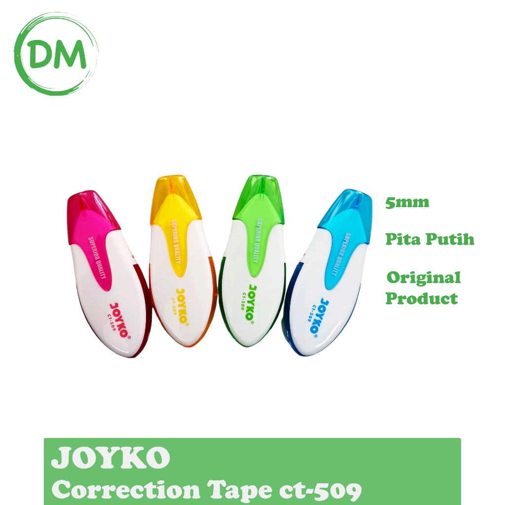 

DM- CT-509 Correction Tape / Tip Ex / Tip X Kertas Joyko