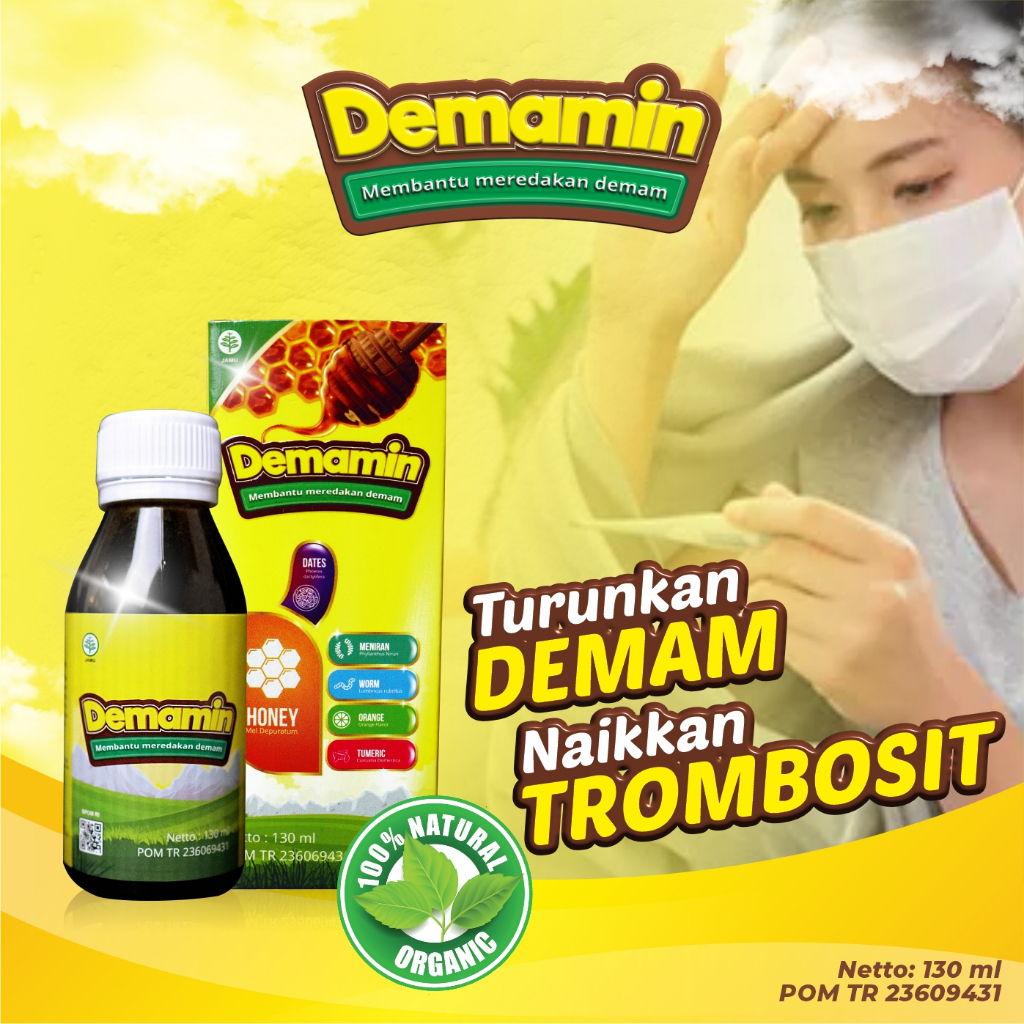 Demamin Solusi Turunkan Demam Naikan Trombosit Terlaris No 1